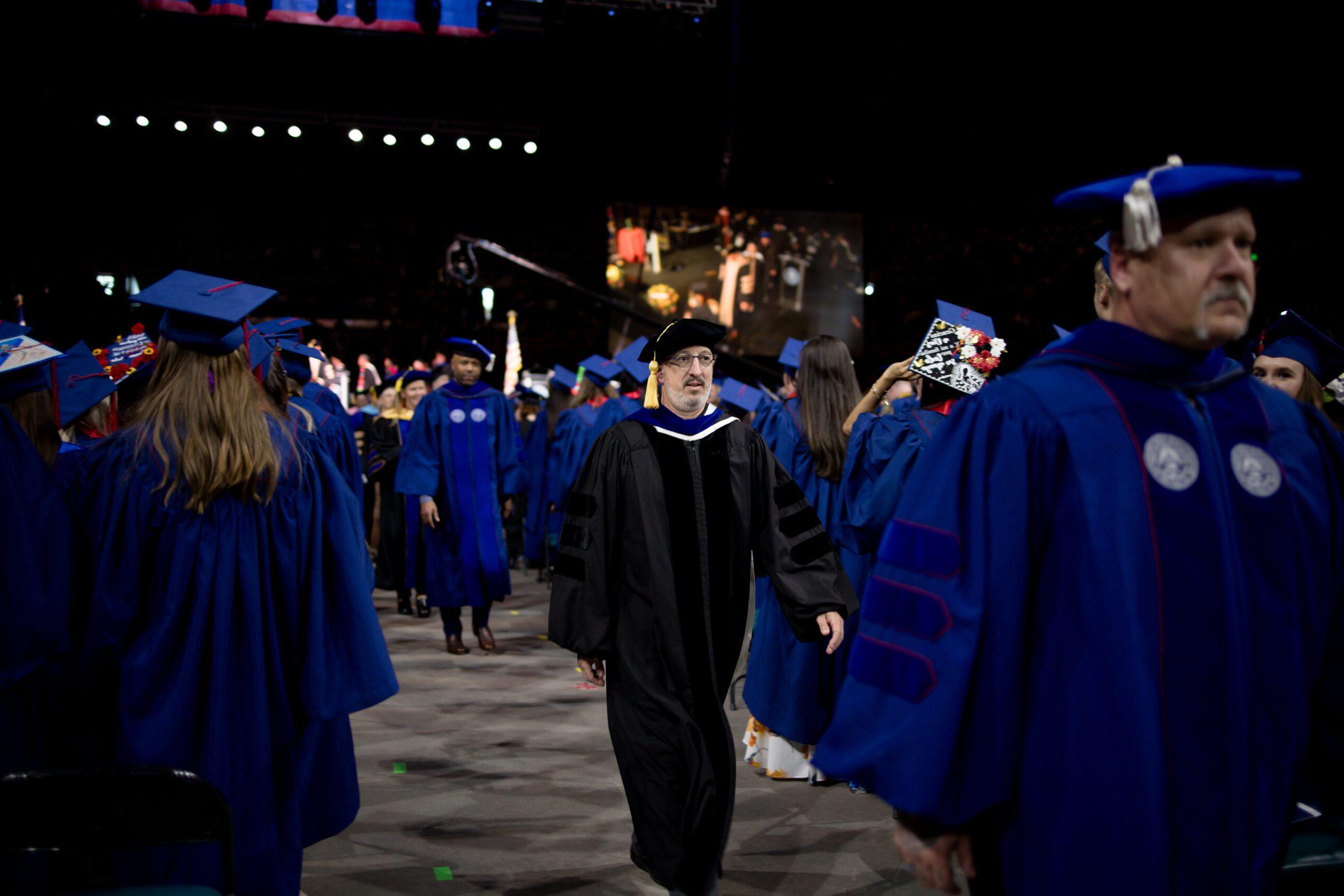 CACED Dean Dr. Jeffrey Newcommer at the morning ceremony.